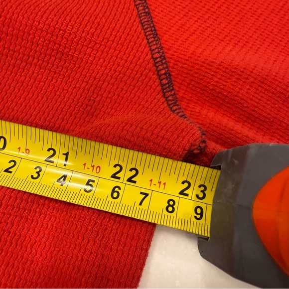 Polo Ralph Lauren Waffle Knit Shirt Mens Sz XL USA flag Red Long Sleeve - Picture 8 of 8